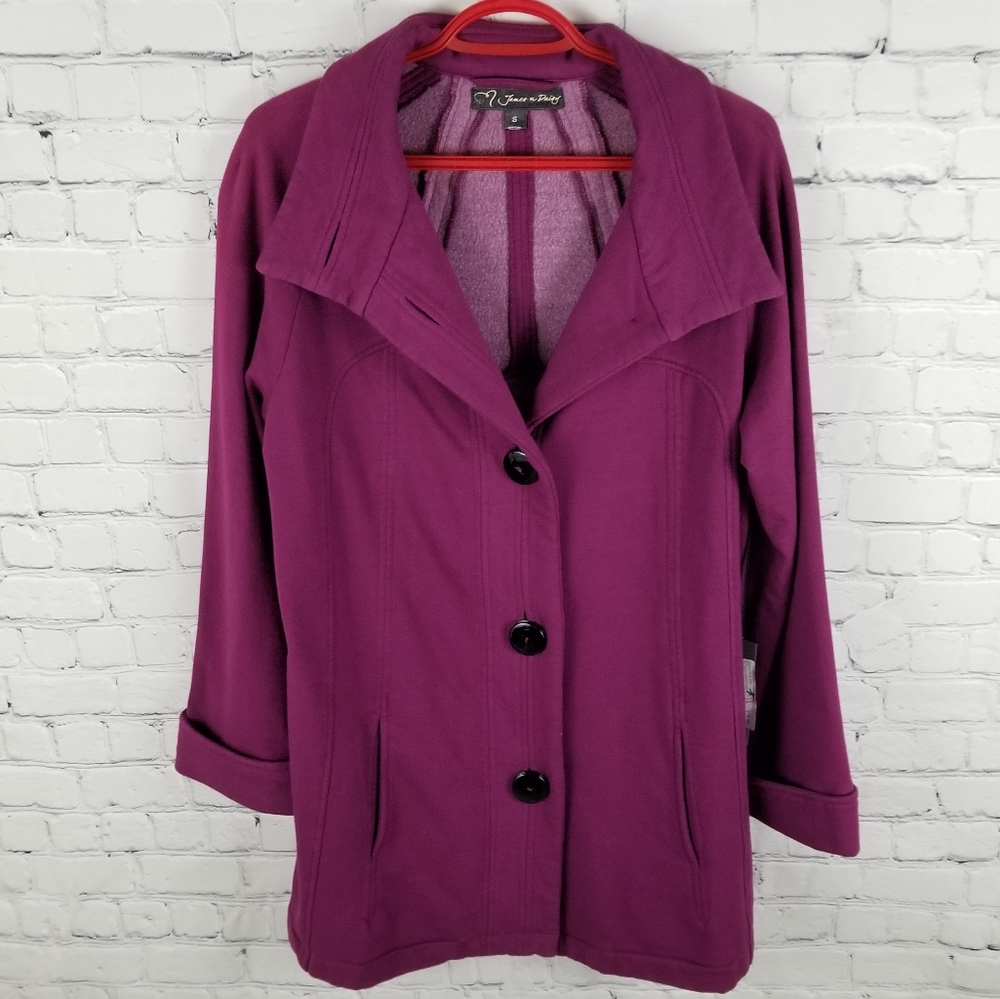 JAMES N DAISY | button up high neck jacket